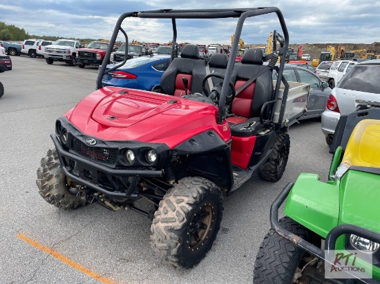 Mahindra MPact XTB 750S utility vehicle, hydraulic dump, aluminum bed with fold down sides, alloy