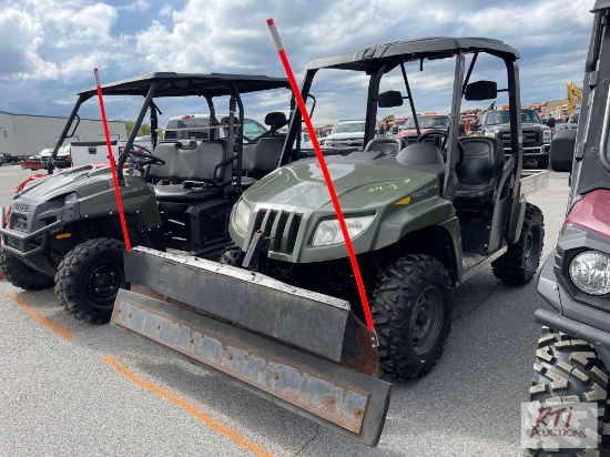 Arctic Cat Prowler ATV, 4WD, Curtis manual angle plow blade, 1,081 miles - BOS