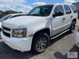 2007 Chevy Tahoe, 4WD, PW, PL, A/C, 89,238 miles, VIN:1GNFK03027R405418 - Municipal, Monroe County