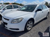 2010 Chevy Malibu, PW, PL, A/C, runs with jump, VIN:1G1ZA5E00AF273201 - Municipal, Monroe County
