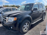 2012 Ford Escape XLT, PW, PL, A/C, runs with jump, 119,874 mi. VIN:1FMCU9DG4CKA23900 - Municipal,