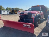 2014 Ford F450 XL 1 ton dump, 6.7L PowerStroke diesel, 9ft Western plow, E-Tipper 9ft steel body