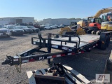 2022 PJ 20ft tilt top trailer, 83in wide, tandem axle, gravity tilt, 16,000lb GVW,
