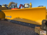 NEW Pro-Tech Sno-Blade 10ft skid loader mount hydraulic angle blade