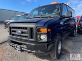 2012 Ford E350 panel van, PW, PL, A/C, 47K miles, engine noise, VIN:1FTSE3EL3CDB17583 - Municipal,