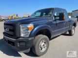 2013 Ford F-250XL extended cab pickup, 4WD, PW, PL, A/C, auxiliary switches, 133,184 miles, 415 VIN: