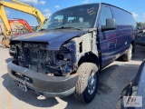 2012 Ford E350 panel van, PW, PL, A/C, not running, front end damage, VIN:1FTSE3EL9CDB17586 -