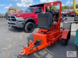 Godwin D41813 portable 4in pump, dri prime, diesel engine, 2049 hrs. with 9 mixed length hoses and