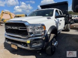 2021 Ram 5500 4 door 1-ton dump, 4WD, brake controller, Cummins diesel, auxiliary switches, PW, PL,