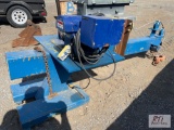Fork mount electric boom hoist