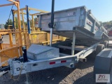 2022 DarPah 6x12 galvanized dump trailer, telescopic cylinder, slide in rear ramps, 10,400lb GVW,