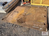2000lb test weight basket plate