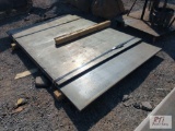 (2) 1in x 60in x 72in and 1in x 60in x 96in road plate