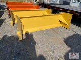 92in skid loader mount snow pusher