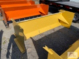 92in skid loader mount snow pusher