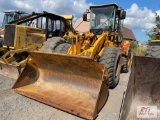 Hyundai HL740-7 wheel loader with pin-on GP bucket, cab, heat, A/C, 6660hrs. S/N: LF0110754, BOS