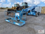 Genie S65 boom lift with jib, 4WD, diesel, 2703 hrs.