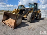 2005 John Deere 644J High Lift wheel loader, JRB coupler, GP bucket, 23.5R25 radial tires, cab,