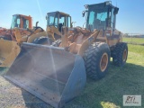 Case 721C wheel loader, ACS hydraulic coupler, GP bucket, 20.5R 25 tires, cab, heat, 5328 hrs., S/N