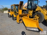 2008 Trackless MT Series V articulated utility machine with front 60in 2 stage snowblower, cab,