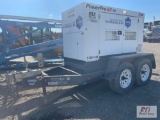 Airman powerpro 65 generator, 50KW, 13059 hours, diesel, on trailer