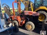 Ditch Witch RT40 trencher with backfill blade, front weights, hydrostatic, 634hrs.
