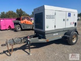 Wacker G70 58KW portable diesel generator, Cummins diesel engine, 10430 hrs