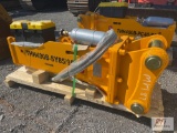 Unused Teran - Hydraulic Breaker for Mini Excavators SANY 85/95 - 68MM Tool with Auto - Lubrication