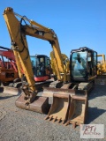 Cat 307C excavator, quick coupler, cab, rubber tracks, heat, A/C, comes with 48in ditching, 30in