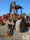 Case 586C forklift, 2 stage mast, 4100 hrs., mast not working