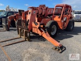 Lull 1044C-54 Series II telehandler, front outriggers, pallet forks, 3264 hrs.