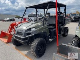 Polaris Ranger Crew 800 ATV, canopy, EFI, 6 passenger, 4WD, 532 hrs., BOS