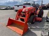 Kubota B2920 compact tractor, 4WD, loader, 60in belly mower, turf tires, hydrostatic, 684hrs.