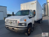 2007 Chevy C5500, 18ft, rear lift gate, 75k miles, gas, automatic, VIN: 1GBE5C1G97F422350