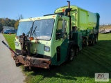 2009 CCC packer truck, Expert 2000 packer body, dual operator seats, 31 yd, automatic transmission,