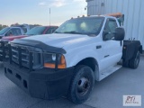 1999 Ford F-350 XL regular cab tow truck, 4WD, Wrecker tow hook, on Jerr-Dan steel body,