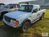 2003 Ford Ranger XLT extended cab, 4WD, A/C, 204,151mi. ...VIN:1FTZR15E43PA16124,...Rebuilt/Salvage