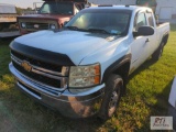 2013 Chevy 2500HD extended cab pickup, 8ft box, PW, PL, A/C, TMU, VIN:1GC2CVCG1DZ159469