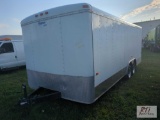 2007 US Cargo Patriot 18ft enclosed trailer, 8.5 wide, heavy duty ramp door, side door, 10,000lb