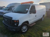 2009 Ford E250 panel van, PW, A/C, 49,330 miles VIN:1FTNE24W99DA89350 - Municipal, Webster CSD