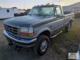 1995 Ford F350 XLT regular cab pickup, 4WD, 8ft box, PW, PL, A/C, 71,787 miles,