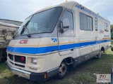 1988 Fleetwood motor home, Onon onboard generator, was used as a police command unit, runs and