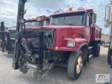 2001 Volvo single axle dump, 9ft steel body, Cummins 305 engine, Fuller RTX transmission, 40,666