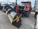 2007 Sterling single axle dump, Beau Roc 10ft body, Road Ranger 8LL transmission, 1 way plow and