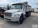 2006 Freightliner Business Class M2 single axle dump with Warren 14ft aluminum body, standard