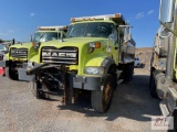 2009 Mack GU713 granite tandem axle dump, automatic transmission, Henderson 14ft stainless steel