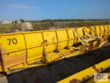 Root Springs 30ft snow pusher with rubber edge and pads and ACS coupler - Monroe County