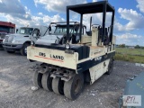 1997 Ingersoll Rand PT-125R rubber tired roller with water, 2979 hrs., has transferable
