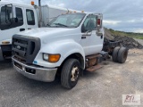 2013 Ford F-650 XL cab and chassis, automatic, auxiliary switches, 51,648 miles,