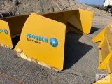 ProTech IS10L bucket mount pusher, missing edge and pad